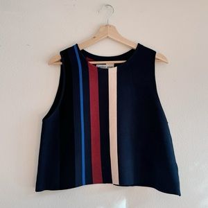 Apiece Apart Vertical Stripe Knit Tank